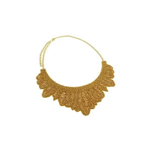 Halsband, guldpärlor