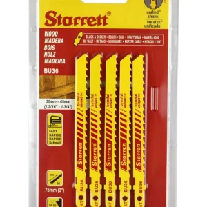 Starret Sticksågblad Trä Bi-metal unique BU36 - 5p