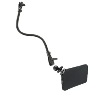 Ryggsäcksplatta med 45cm böjbar stång, komplettera med 1" kamera-kula  RAM-RYGGSACK