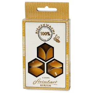 Steinhart bivax - varmeljus, ø14g / 6 stk