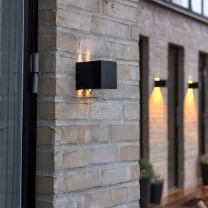 Cube upp och ner solcellslampa, 2 pack