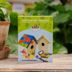 Gör det själv fågelholk med färg