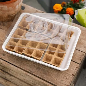 Såbricka med 30 Eko krukor